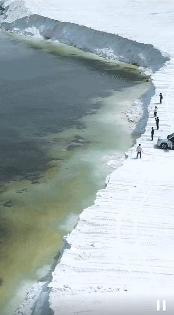 一个比青海湖断崖更高级的地方，这才是湖和盐