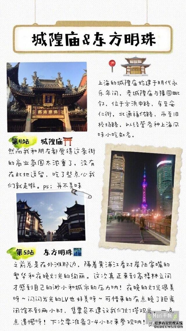 「4天3夜上海自由行」想去上海的小伙伴可以参考